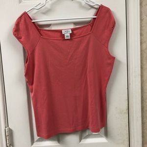 Ann Taylor Salmon Top